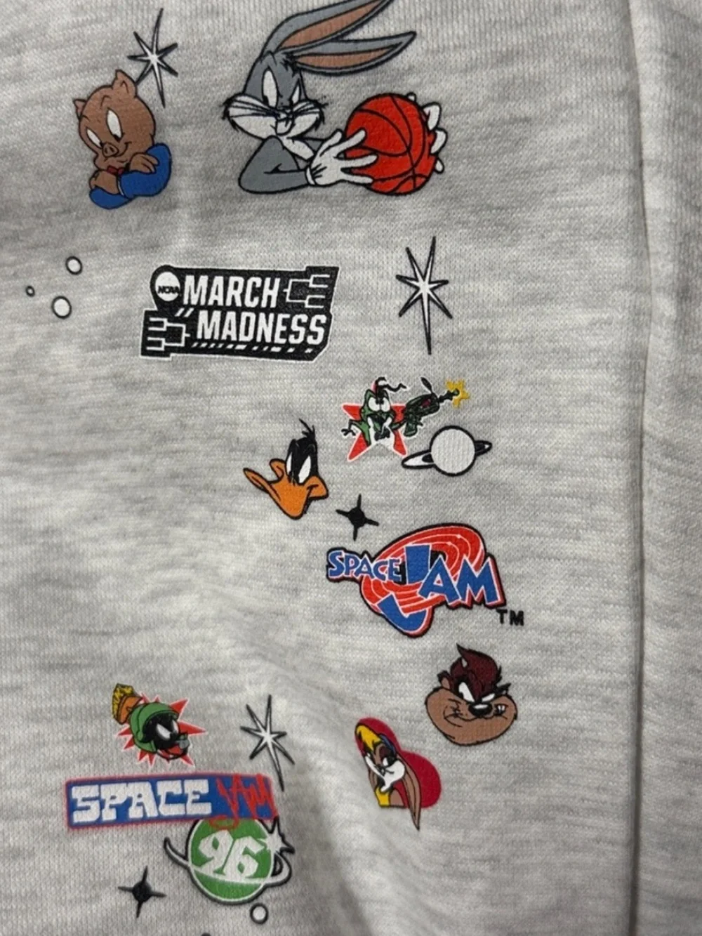 Champion NCAA Tune Squad Space Jam Sweatpants March Madness retail  $50